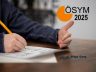 ÖSYM 2025 Sınav Takvimi Açıklandı